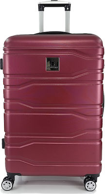 Forecast HFA-073 Μεσαία Βαλίτσα με ύψος 70cm σε Μπορντό χρώμα