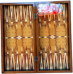 Handmade Backgammon Wooden Case 50x50cm