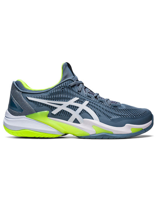 ASICS Court FF 3.0 Men's Tennis Shoes for Clay Courts Steel Blue / White