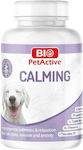 Bio Petactive Calming Nahrungsergänzungsmittel für Hunde in Tablettenform 60 Registerkarten für Angst- und Stressbewältigung BP430