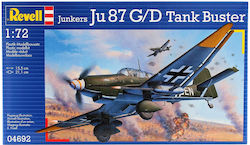 Revell Junkers Ju87 G/D Tank Buster Modellfigur Flugzeug im Maßstab 1:72