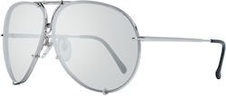 Porsche Design Γυαλιά Ηλίου Ασημί με Μεταλλικό Σκελετό Porsche Design Γυαλιά Ηλίου Ασημί με Μεταλλικό Σκελετό