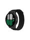 Nylon Λουράκι Υφασμάτινο Μαύρο (Galaxy Watch4/5/6/7/FE/4 Classic/6 Classic/5 Pro)