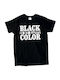 B&C T-shirt Black is my Happy Color σε Μαύρο χρώμα