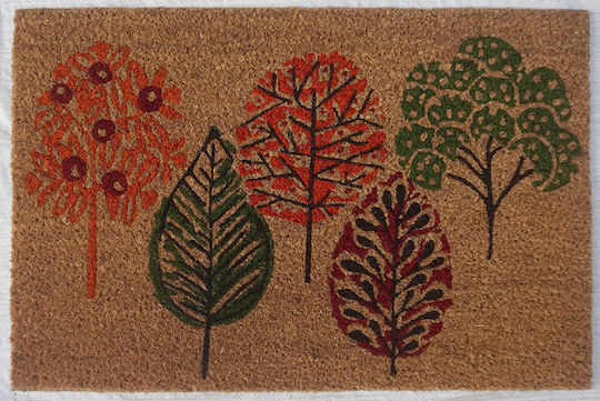 Etoile Doormat from Coconut Tree Beige 43x73cm 009-86 Beige