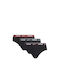 Everyday Cotton Stretch Brief Men's Slips Black 3Pack