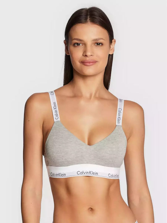 Calvin Klein Frauen Sport-BH Gray mit Polsterung