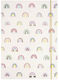 Folia Folder with Rubber Band and Ears for Paper A3 Multicolour Hotfoil Rainbows