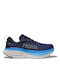 Hoka Glide Bondi 8 Ανδρικά Αθλητικά Παπούτσια Running Μπλε