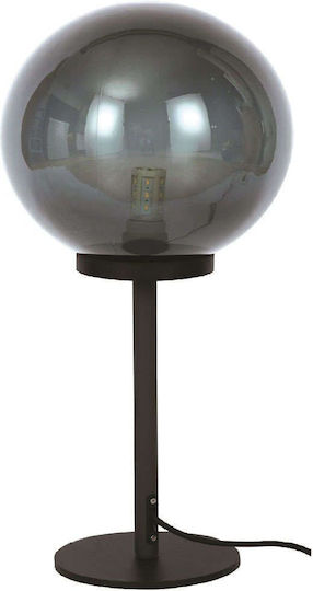 Viokef Smoke Smoke Floor Lamp H60xW30cm. with Socket for Bulb E27 Gray