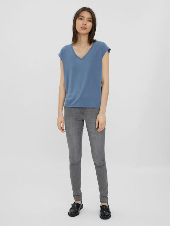 Vero Moda Γυναικείο T-shirt China Blue