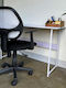 Schreibtisch Holz Lilac / White mit Metallbeinen 120x45x72cm