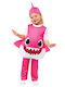 Costum de Carnaval pentru Copii Baby Shark Mumie roz