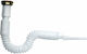 Bonomini Plastic Siphon Sink with Output 40mm White