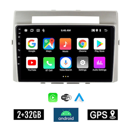 Kirosiwa Ηχοσύστημα Αυτοκινήτου για Toyota Verso 2004-2009 (Bluetooth/USB/AUX/WiFi/GPS/Apple-Carplay/Android-Auto) με Οθόνη Αφής 9"