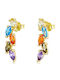 Bamoer Earrings made of Silver Gold Plated with Stones
