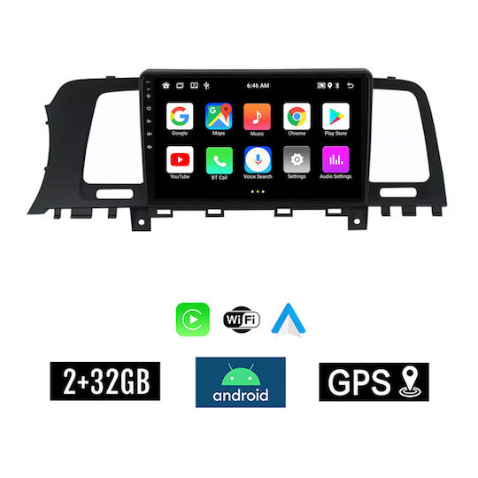 Kirosiwa Car Audio System for Nissan Murano Murano 2007-2014 (Bluetooth/USB/AUX/WiFi/GPS/Apple-Carplay/Android-Auto) with Touch Screen 9"