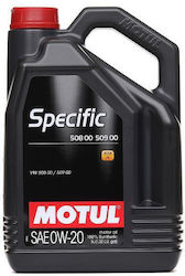 Motul Specific 508 00 509 Συνθετικό Λάδι 0W-20 5lt Motul Specific 508 00 509 Συνθετικό Λάδι 0W-20 5lt