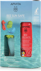 Apivita Αδιάβροχο Παιδικό Αντηλιακό Spray Bee Sun Safe SPF50 200ml με 3 Παιχνίδια Άμμου Παραλίας