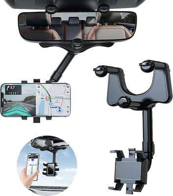 Rolinger Mobile Phone Holder Car with Adjustable Hooks Black