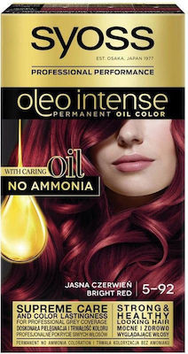 Syoss Oleo Intense Set Haarfarbe kein Ammoniak 5-92 Bright Red 50ml