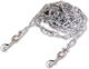 Inter Hundeleine/Führleine Kette DIN763 Typ T in Silber Farbe 2m