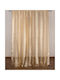 Silk Fashion Curtain with Pencil Pleat 6103 Gold 280x300cm
