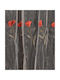 Silk Fashion Κουρτίνα με Τρέσα Κόκκινη 280x300εκ.