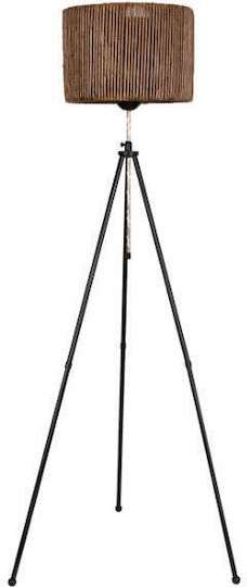 Next Floor Lamp H165xW30cm. with Socket for Bulb E27 Black