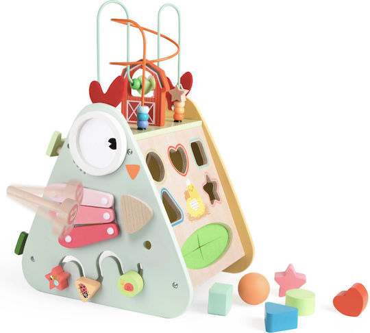 Classic World Formensortierspiel Happy Hen aus Holz für 18++ Monate