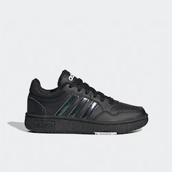 Adidas Hoops 3.0 K Kids Basketball Shoes Black