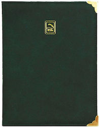 Υδρόγειος Telefonice Director Agendă de piele 160 Pagini Verde 25x19cm