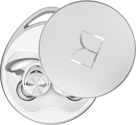 Monster Compete In-ear Bluetooth Handsfree Căști cu Rezistență la Transpirație și Carcasă de Încărcare Argintiu