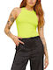 Frauen Bodysuit Damen-Bodysuits Lime