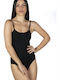 Spaghetti Strap Bodysuit Black
