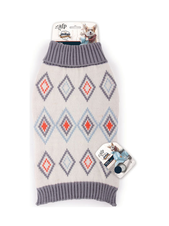 All For Paws Diamont Strickpullover für Hunde in Grau Größe M