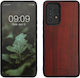 KWmobile Back Cover Ξύλινο Dark Red (Galaxy A53)