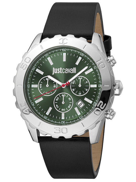 Just Cavalli Мъжки Часовник 42mm На Батерия с Ч...