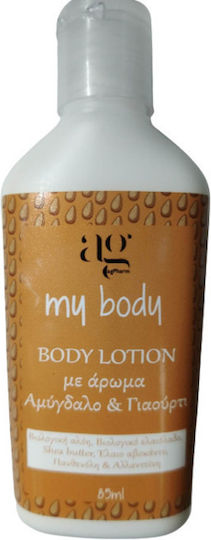 Ag Pharm Αμύγδαλο & Γιαούρτι Ενυδατική Lotion Σώματος για Όλες τις Επιδερμίδες 85ml