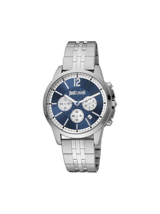 Just Cavalli Uhr Batterie mit Silber Metallarmband