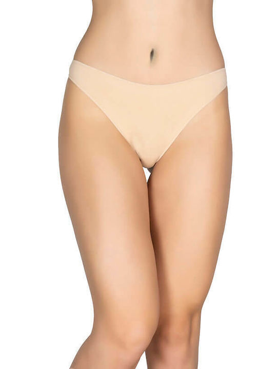 A.A UNDERWEAR Baumwolle Damen Brasilien Beige