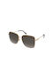 Jimmy Choo Women's Sunglasses with Gold Metal Frame and Gray Lens Hester/S 06J/HA