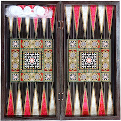 Thioni Handmade Backgammon Wooden 50x50cm