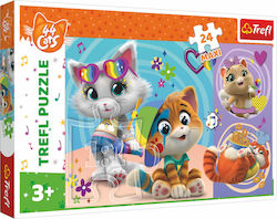 Kids Puzzle Rainbow Cats for 3++ Years 24pcs Trefl