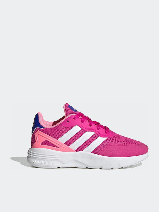 Nebzed K Kids Sports Shoes Running with Laces Fuchsia