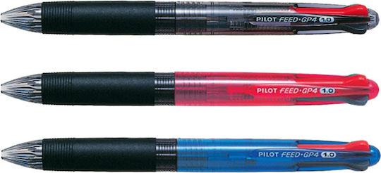 Pilot Feed Gp4 Pen Ballpoint 1mm with Multicolour Ink (Μiscellaneous Colours)