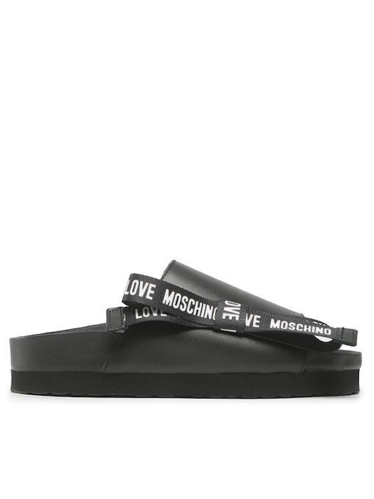 Moschino Leather Women's Sandals Black