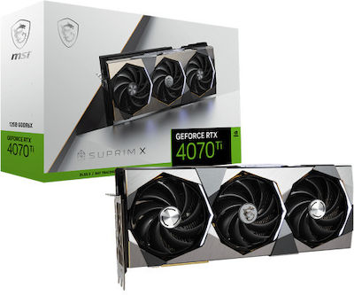 GeForce RTX 4070 Ti 12GB GDDR6X Suprim X Κάρτα Γραφικών
