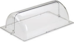 Leone Πλαστικό Roll Top Ορθογώνιο Καπάκι Δίσκου 53x32.5x17.5εκ. GN1/1