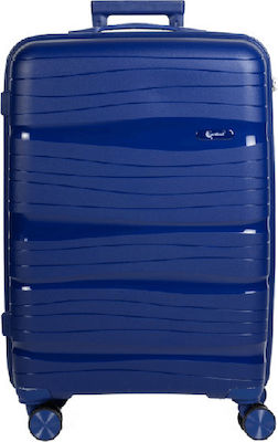 Cardinal 2014 Cabin Travel Suitcase Hard Navy Blue with 4 Wheels Height 50cm 2014/50